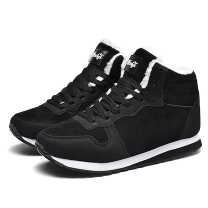 Bruno - Varm, sklisikker ankelstøvel med pelsfôr