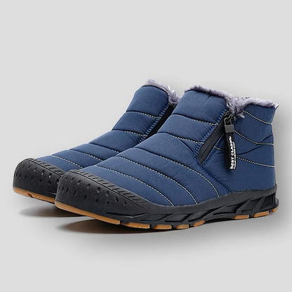 Conrad - Varm, sklisikker ankelstøvel med glidelås og pels