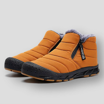 Conrad - Varm, sklisikker ankelstøvel med glidelås og pels