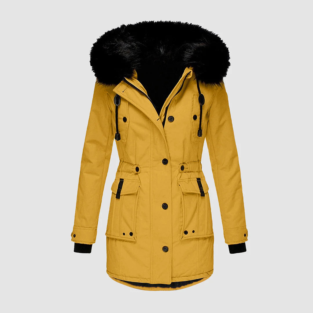Elena - Moderne parka med hette og flere lommer