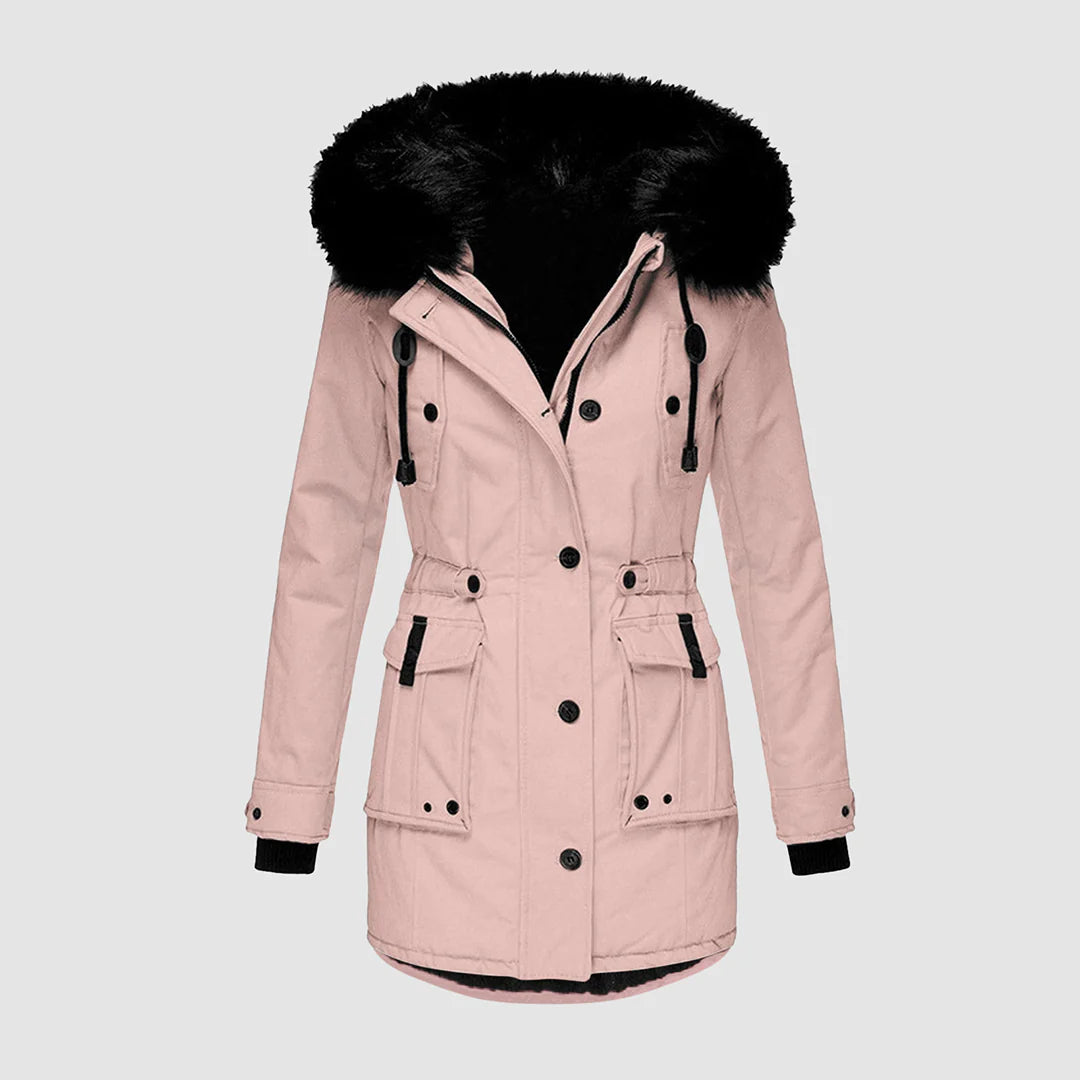 Elena - Moderne parka med hette og flere lommer