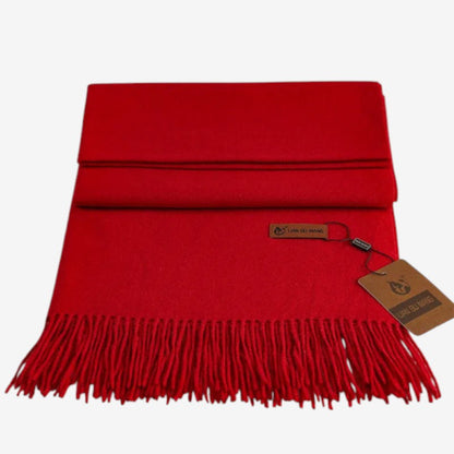 Aveline – Skjerf med Stor Form og Frynsekant-Design