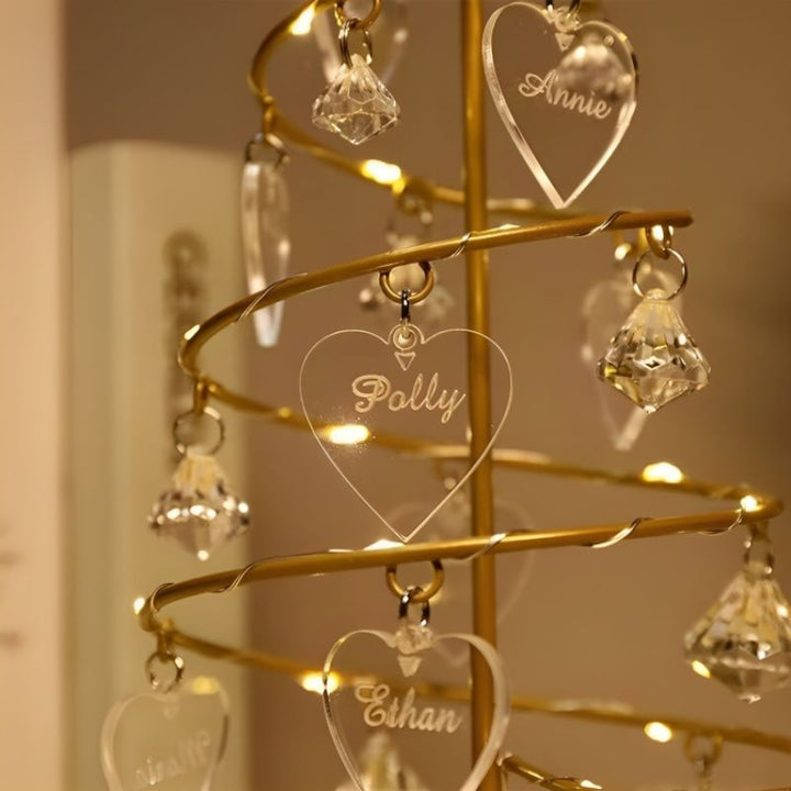Cherish - Dekorativ juletrelampe med familiesjarm