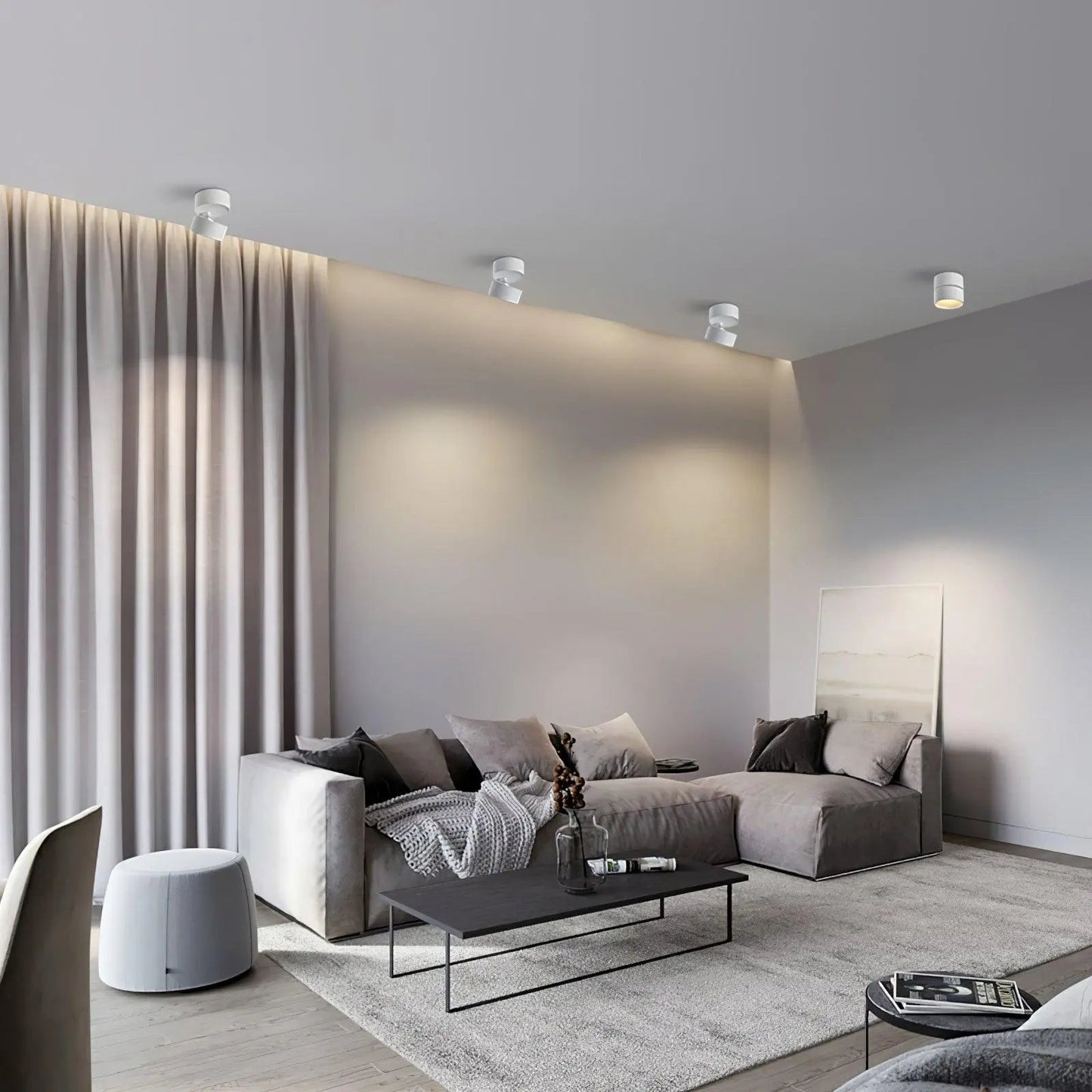 AuraLite - Stilfull taklampe med overflate for moderne interiør