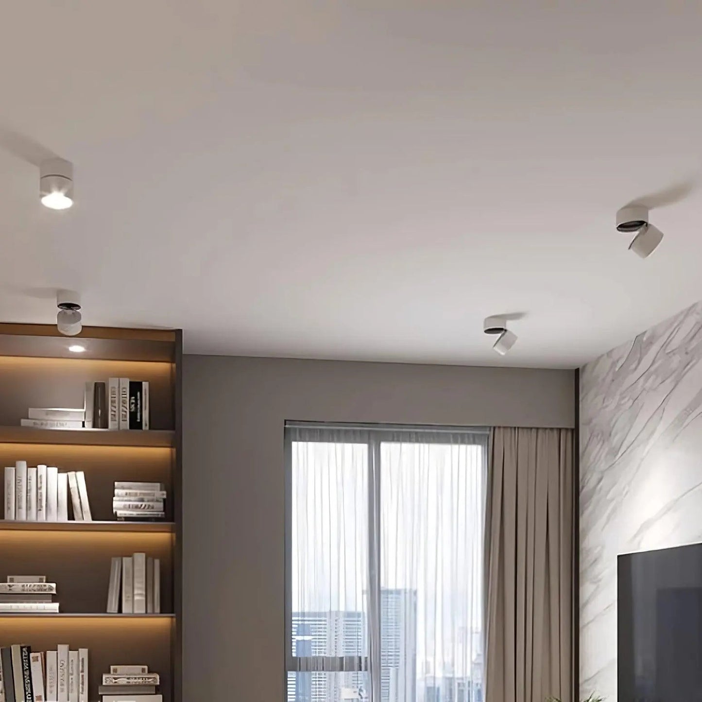 AuraLite - Stilfull taklampe med overflate for moderne interiør