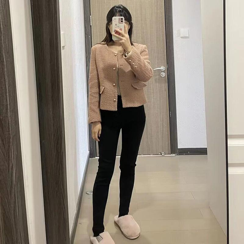 Olivia - Skinny jeans med høy midje og femlommestil