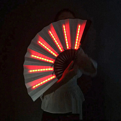 FestivalFan - Bærbar vifte med LED-belysning for komfort og kjølig stil