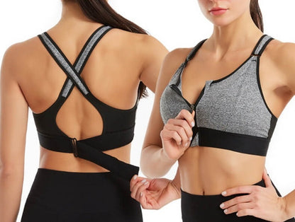 Lena - Sports-BH av høy kvalitet med kryssstroppdesign