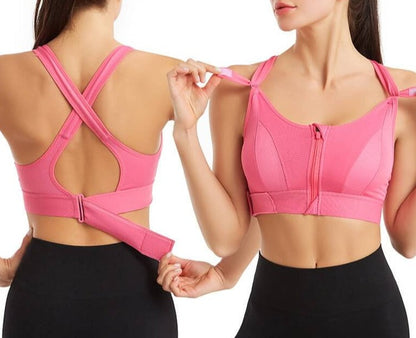 Lena - Sports-BH av høy kvalitet med kryssstroppdesign