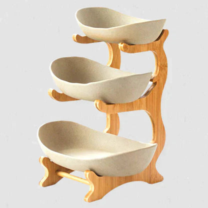 FruitStack - plassbesparende serveringsskål i flere lag