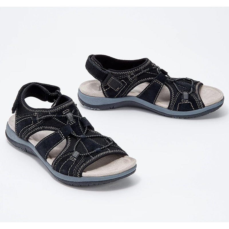 Emma - Stilfulle og komfortable sandaler med åpen tå for bruk hele dagen