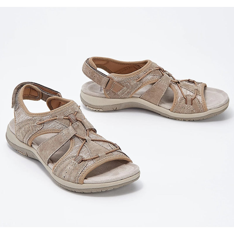 Emma - Stilfulle og komfortable sandaler med åpen tå for bruk hele dagen
