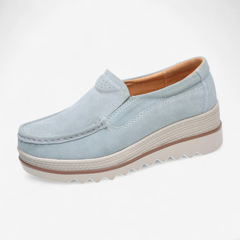 Mona – Kilesåleloafers med rund tå