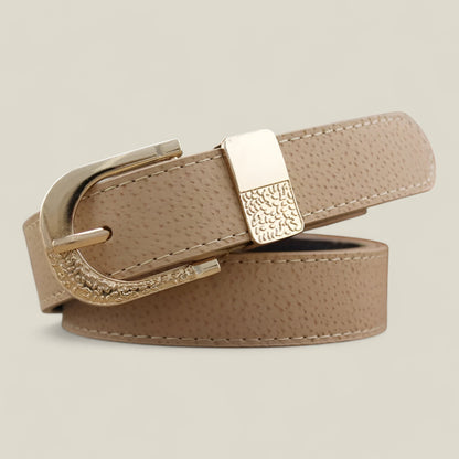 Ava - Moderne, justerbart belte med luksuriøs metallspenne