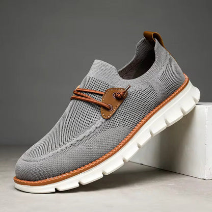 Ethan - Sportslige Slip-On Loafers med Dekorative Detaljer