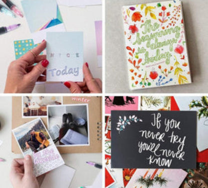 ShimmerMark - 12-fargers selvkonturerende metalliske tusjpenner for fantastiske kreasjoner