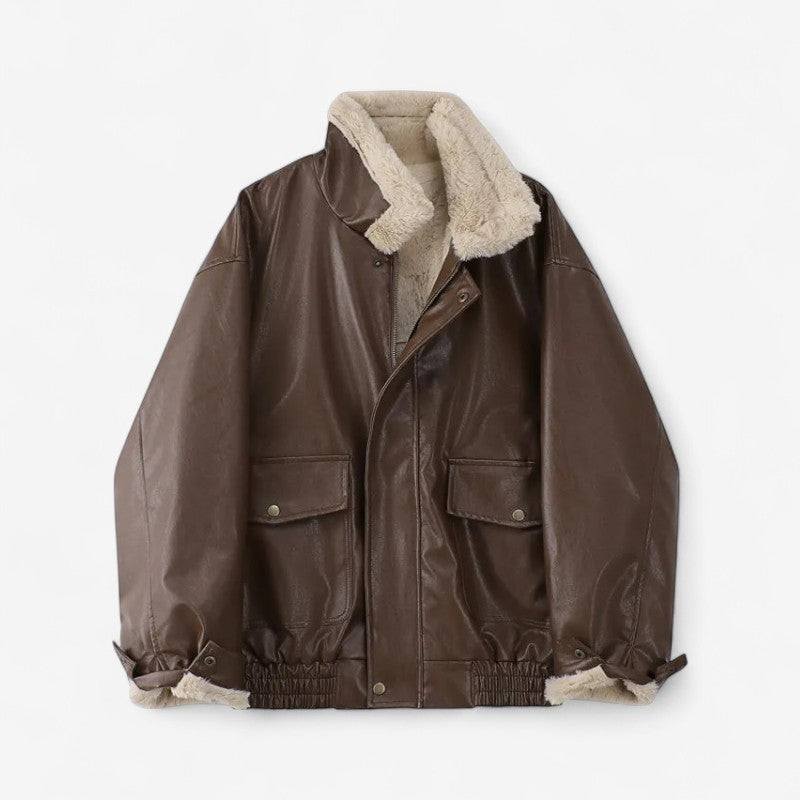 Lucia - Langermet Kåpe med Dunkrage og Sidelommer