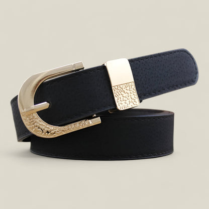 Ava - Moderne, justerbart belte med luksuriøs metallspenne