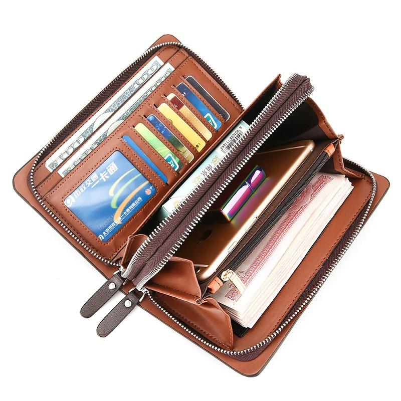 David - Sleek Clutch med kortholdere og glidelåslukking