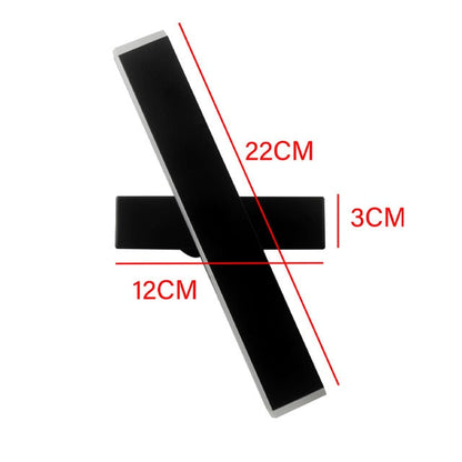 LumaLight - 360° roterbar LED-vegglampe med justerbar fargetemperatur