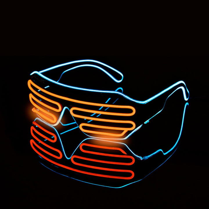 NeonVision - LED-briller med blinkende lys til fest og festival