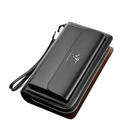 David - Sleek Clutch med kortholdere og glidelåslukking