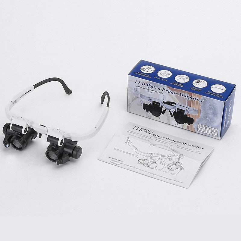 VisionMax - HD LED hodebåndslupe for presisjonsarbeid