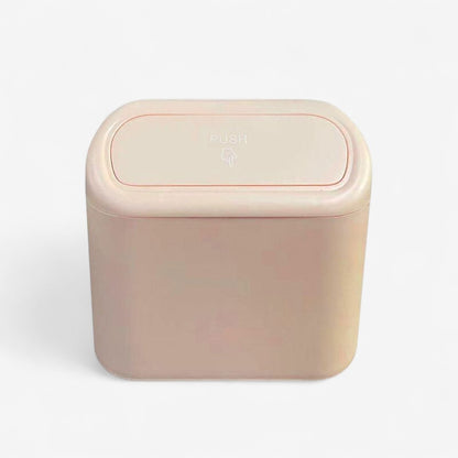 OdorLock – Kompakt Bilavfallsbøtte med Pop up Lokk og Krokfeste