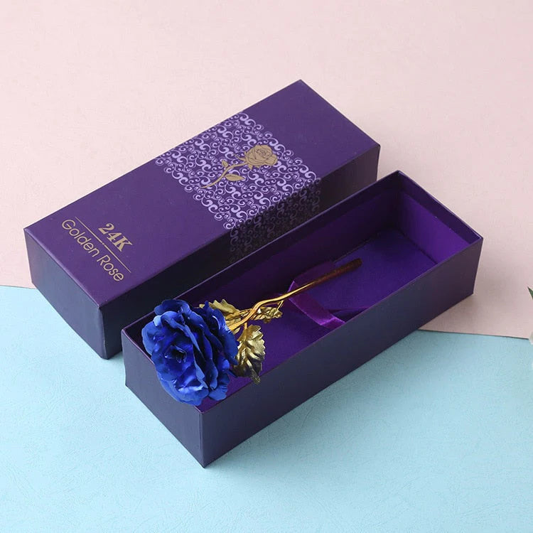 ForeverRose - 24K gullbelagt rose i elegant gaveeske for tidløs kjærlighet