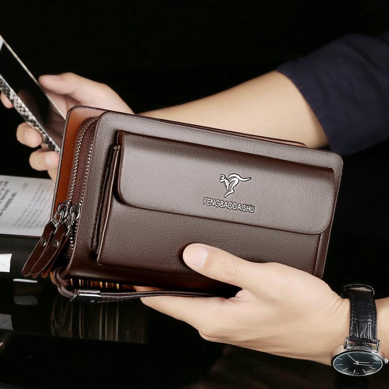 David - Sleek Clutch med kortholdere og glidelåslukking