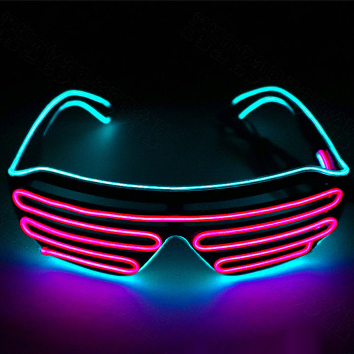 NeonVision - LED-briller med blinkende lys til fest og festival