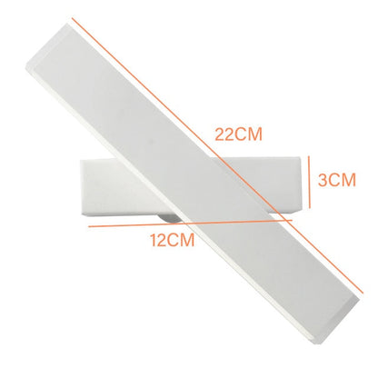 LumaLight - 360° roterbar LED-vegglampe med justerbar fargetemperatur