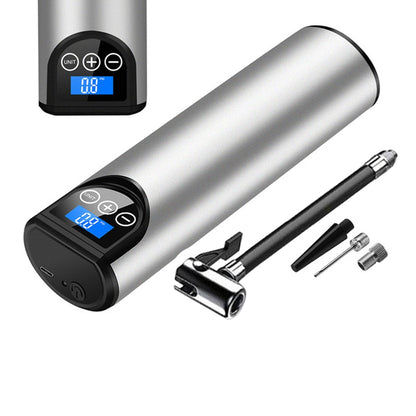 AirMaster – Bærbar Dekkpumpe med Flere Munnstykker med Oppladbart Batteri