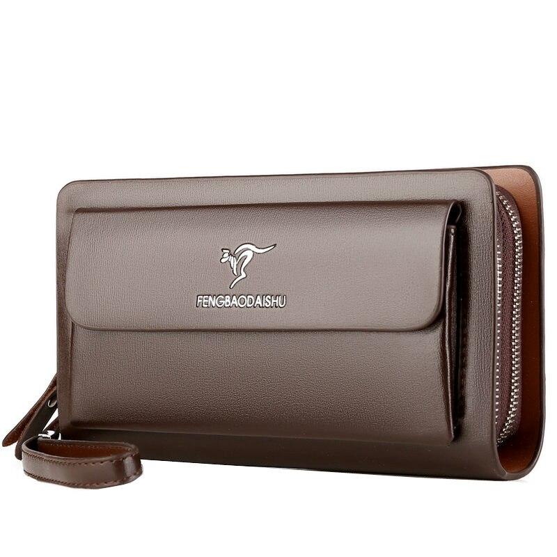 David - Sleek Clutch med kortholdere og glidelåslukking