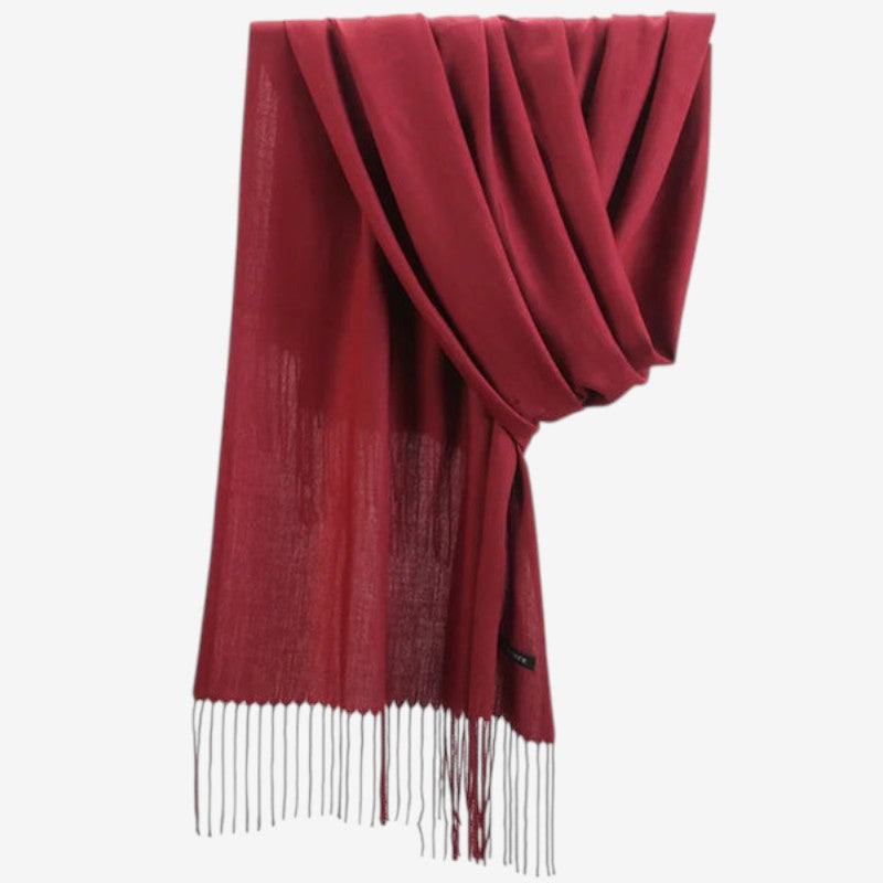 Noliva – Skjerf med Stor Form og Frynsekant