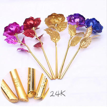 ForeverRose - 24K gullbelagt rose i elegant gaveeske for tidløs kjærlighet