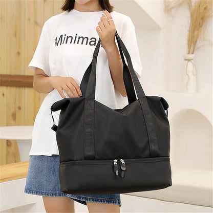 Maya - Romslig reiseveske med to rom med glidelås