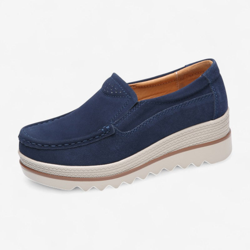 Mona – Kilesåleloafers med rund tå