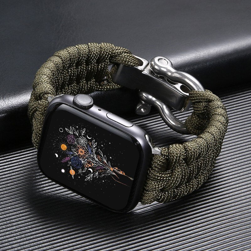 FlexiWrist - allsidig paracord-rem til Apple Watches