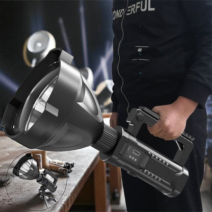 PowerBeam – Oppladbar LED Lyskaster med Powerbank-Funksjon