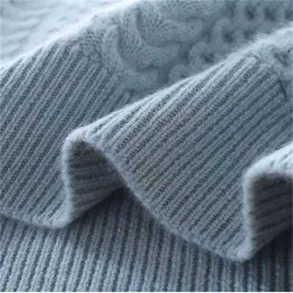 Luna - Chunky cardigan med høy hals og oversized passform