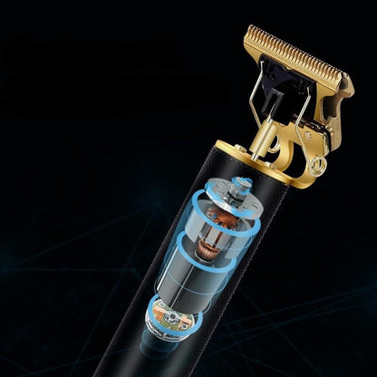 TrimForge - Trådløs presisjonstrimmer med skarpt blad for skjeggstyling