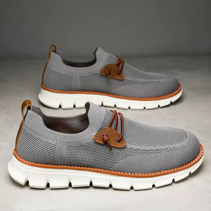 Ethan - Sportslige Slip-On Loafers med Dekorative Detaljer