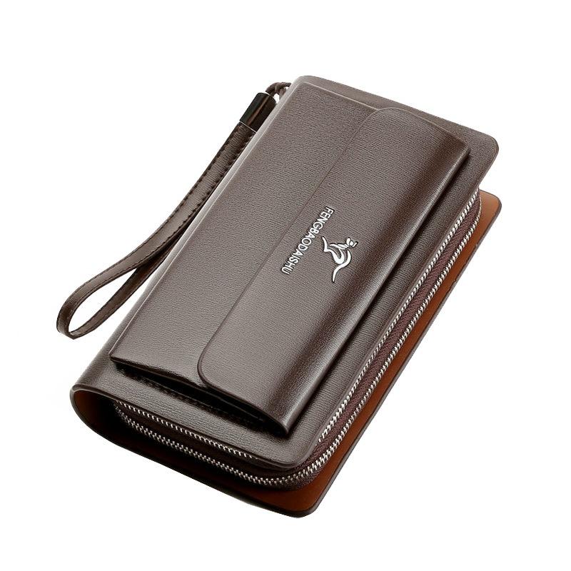 David - Sleek Clutch med kortholdere og glidelåslukking