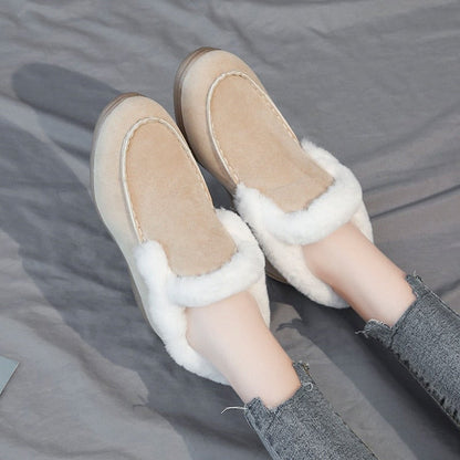 ChillStep - Ankelstøvler i semsket skinn med pelsfôr