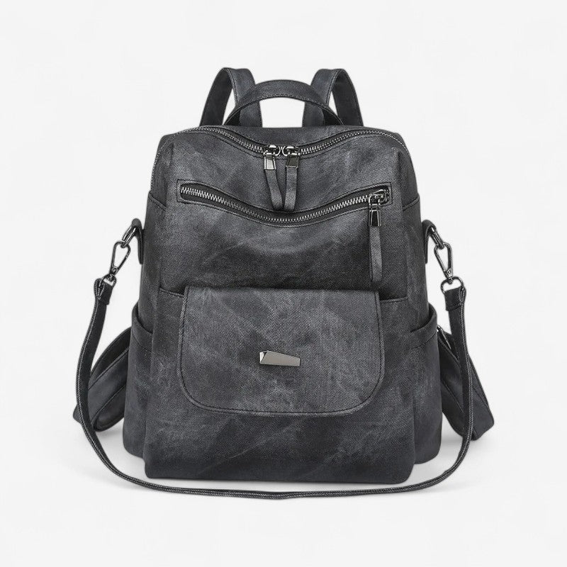 NovaPack – Ryggsekk med Flere Glidelåslommer og Justerbare Stropper