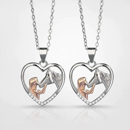 HorseHeart - Perfekt Halskjede For Hesteelskeren | 1+1 Gratis