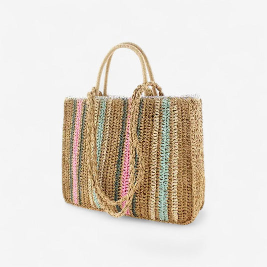 Nicole – Toteveske med Glidelås og Håndtak