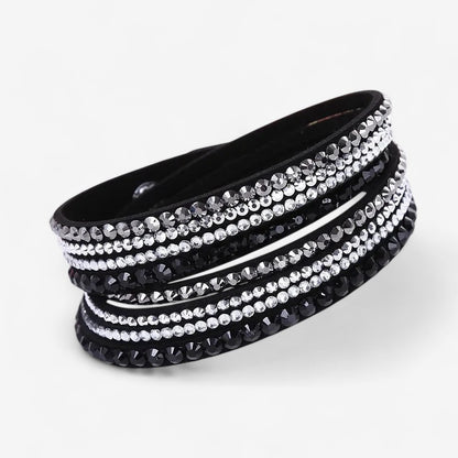 Anna – Flerlags Armbånd med Rhinestones