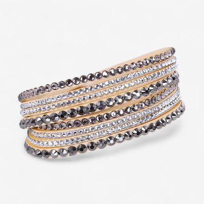 Anna – Flerlags Armbånd med Rhinestones